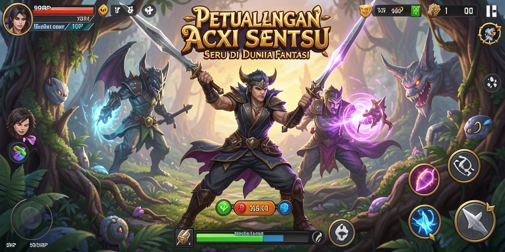 Tampilan menakjubkan dari gameplay ARPG 99RP