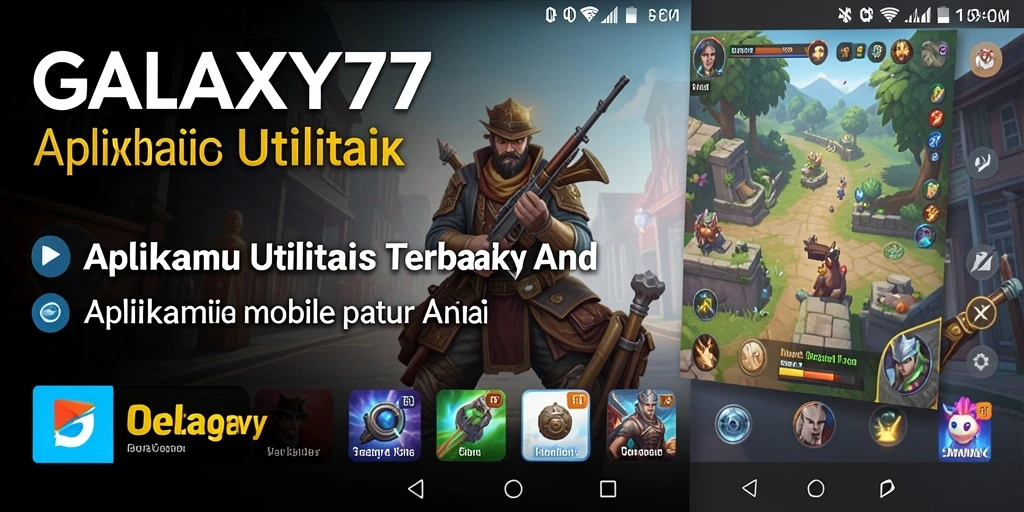 Screenshot utama GALAXY77 menampilkan antarmuka pengguna yang intuitif.