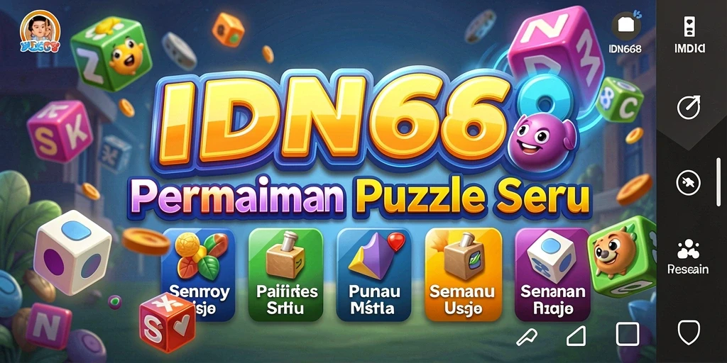 Screenshot gameplay IDN668 menunjukkan tantangan puzzle menarik.