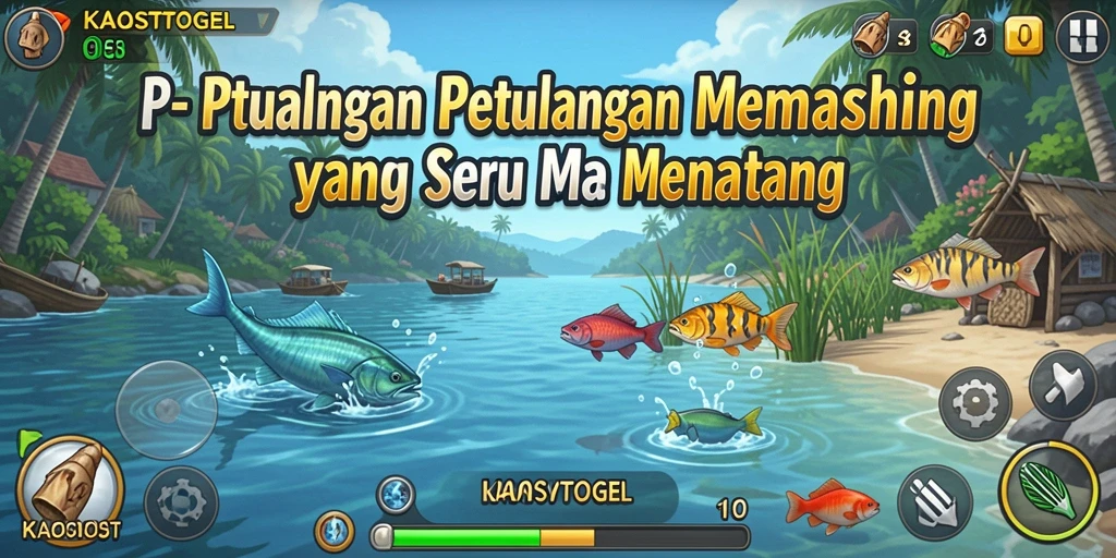 Tangkapan ikan yang beragam dalam gameplay KAOSTOGEL yang seru.