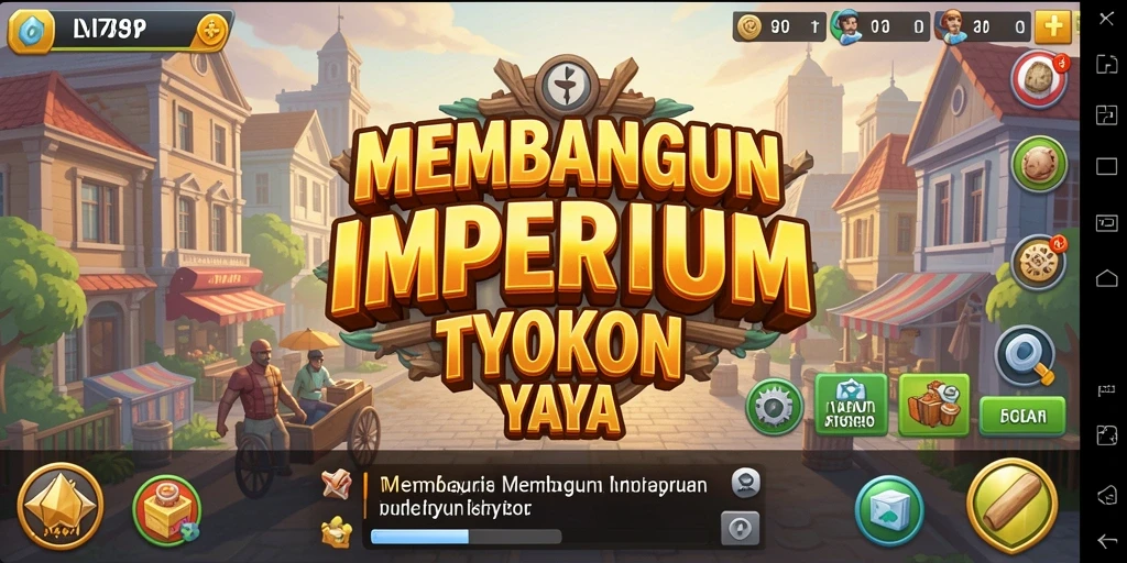 Tampilan gameplay LI789 yang menegangkan saat membangun bisnis tycoon.