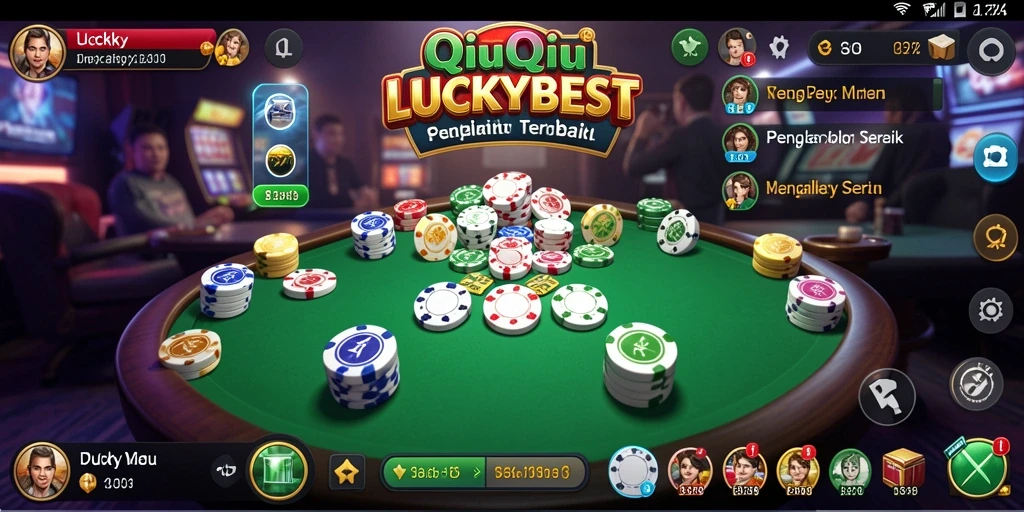 Gameplay seru QiuQiu di LUCKYBEST dengan fitur menarik.
