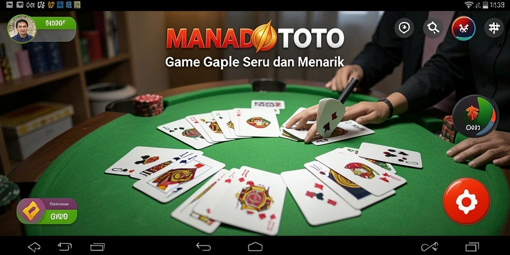 Tampilan gameplay seru dari MANADOTOTO yang mengasyikkan.