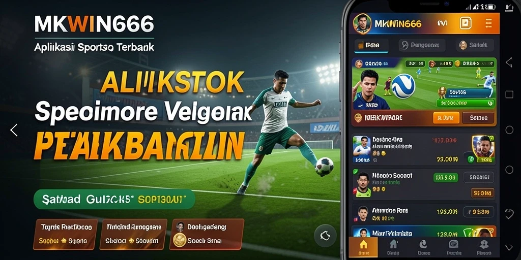 Tampilan utama MKWIN666 menampilkan berbagai opsi taruhan olahraga.