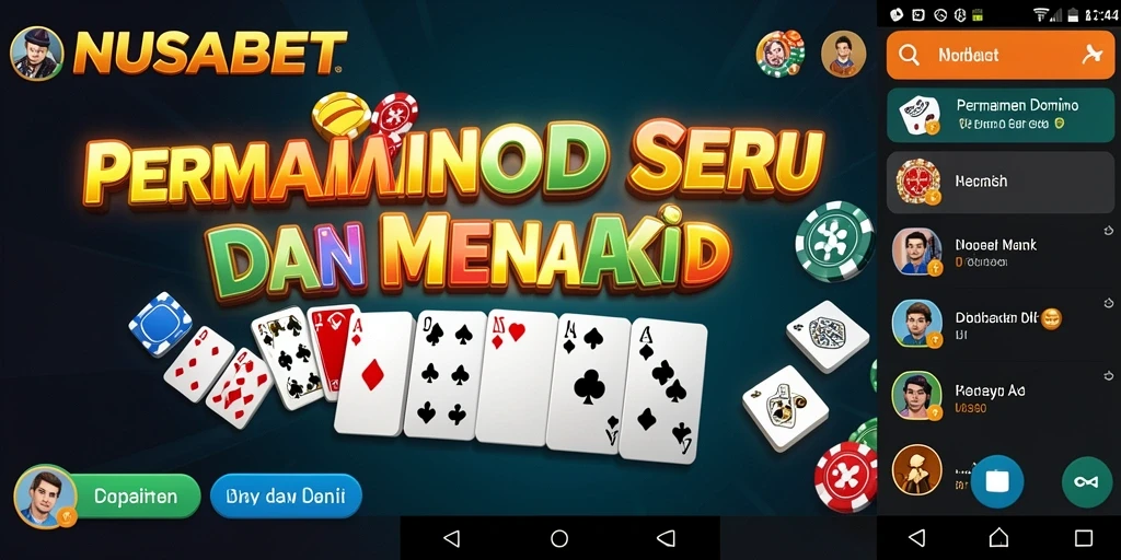 Tampilan gameplay seru dan interaktif di NUSABET.