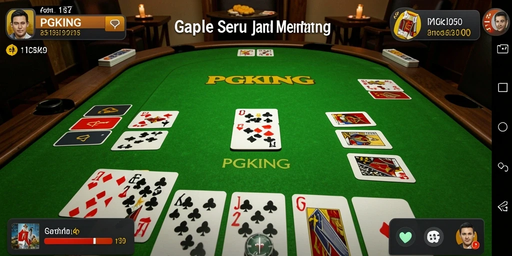 Tampilan gameplay seru dan interaktif dari PGKING GAPLE.