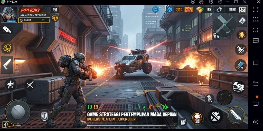 Tampilan menawan dari gameplay SLG di PPHOKI.