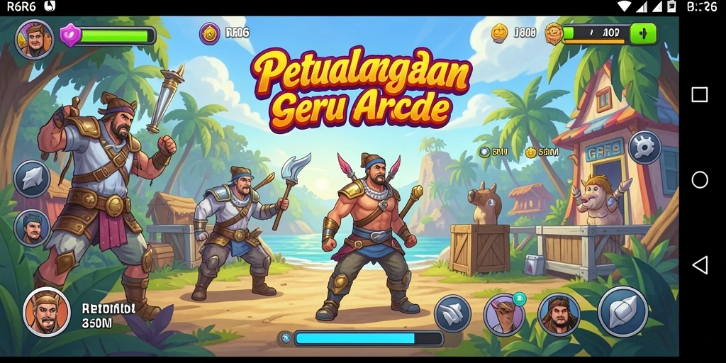 Screenshot R6R6 menunjukkan aksi gameplay Arcade yang seru.