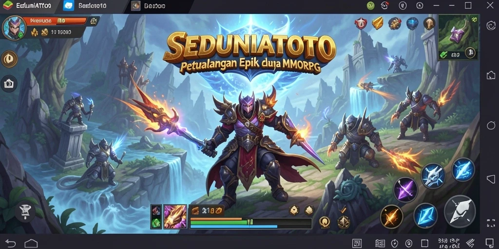 Tampilan menarik dari gameplay SEDUNIATOTO dalam dunia MMORPG.
