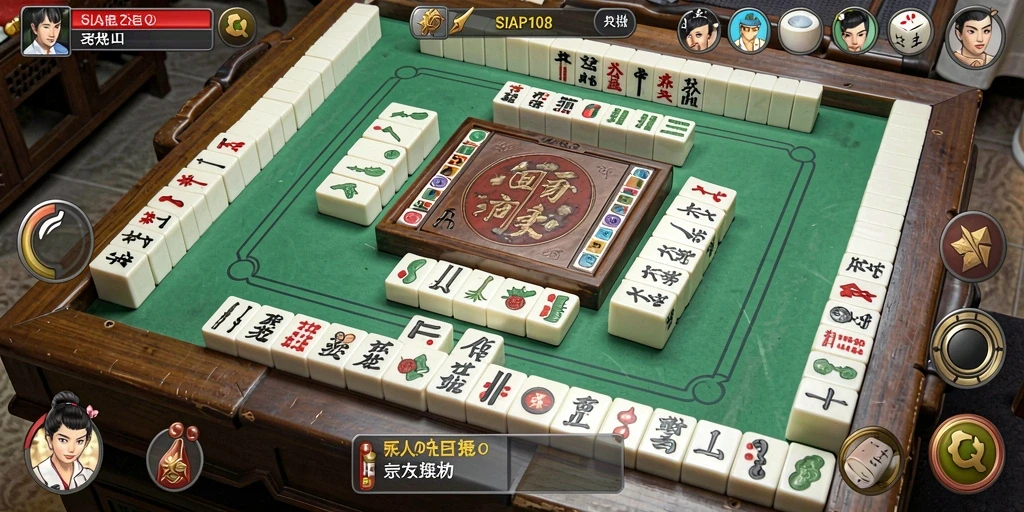 Tampilan gameplay SIAP108 yang menarik saat bermain Mahjong.