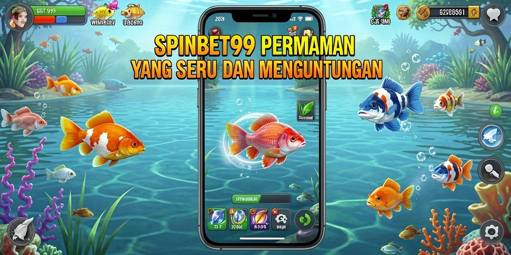 Tampilan menarik dari gameplay SPINBET99 yang penuh aksi memancing.