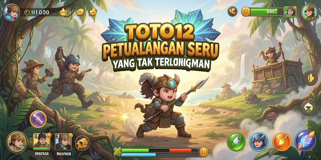 Tampilan gameplay TOTO12 menampilkan petualangan seru dan menantang.