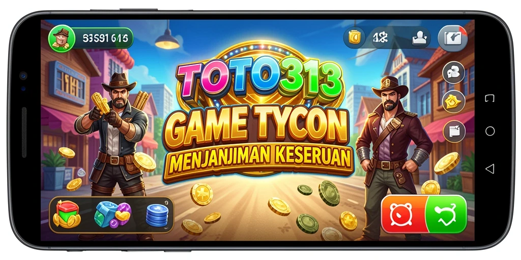 Tampilan gameplay TOTO313 menampilkan keseruan manajemen bisnis Tycoon.