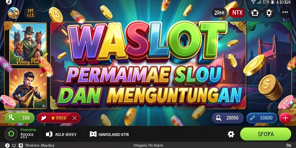 Tampilan screenshot WASLOT yang menampilkan gameplay Slot yang seru.