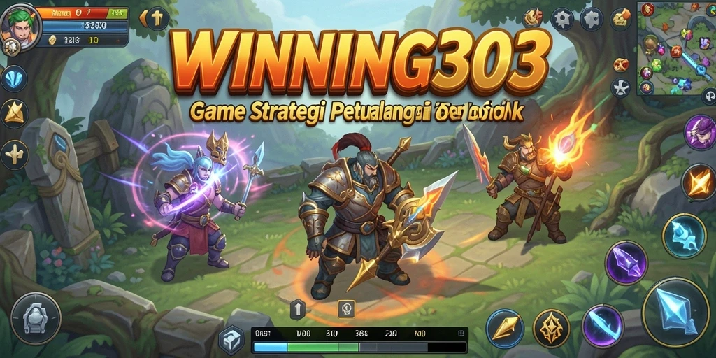 Screenshot gameplay <strong>WINNING303</strong> menampilkan pertarungan strategis yang seru.